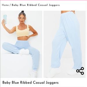 Blue joggers